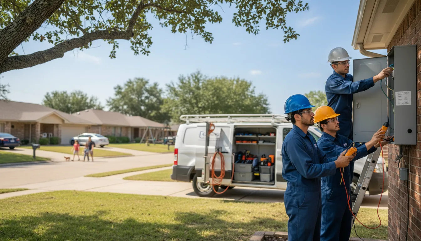 Certified electrician providing emergency electrical services in Wallback, WV